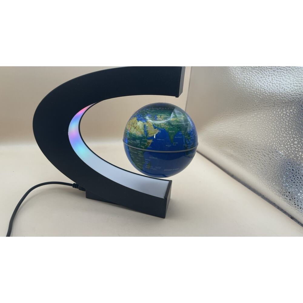 Magnetic Levitating Floating Globe LED Desk Decor Anti-Gravity Rotating Map
